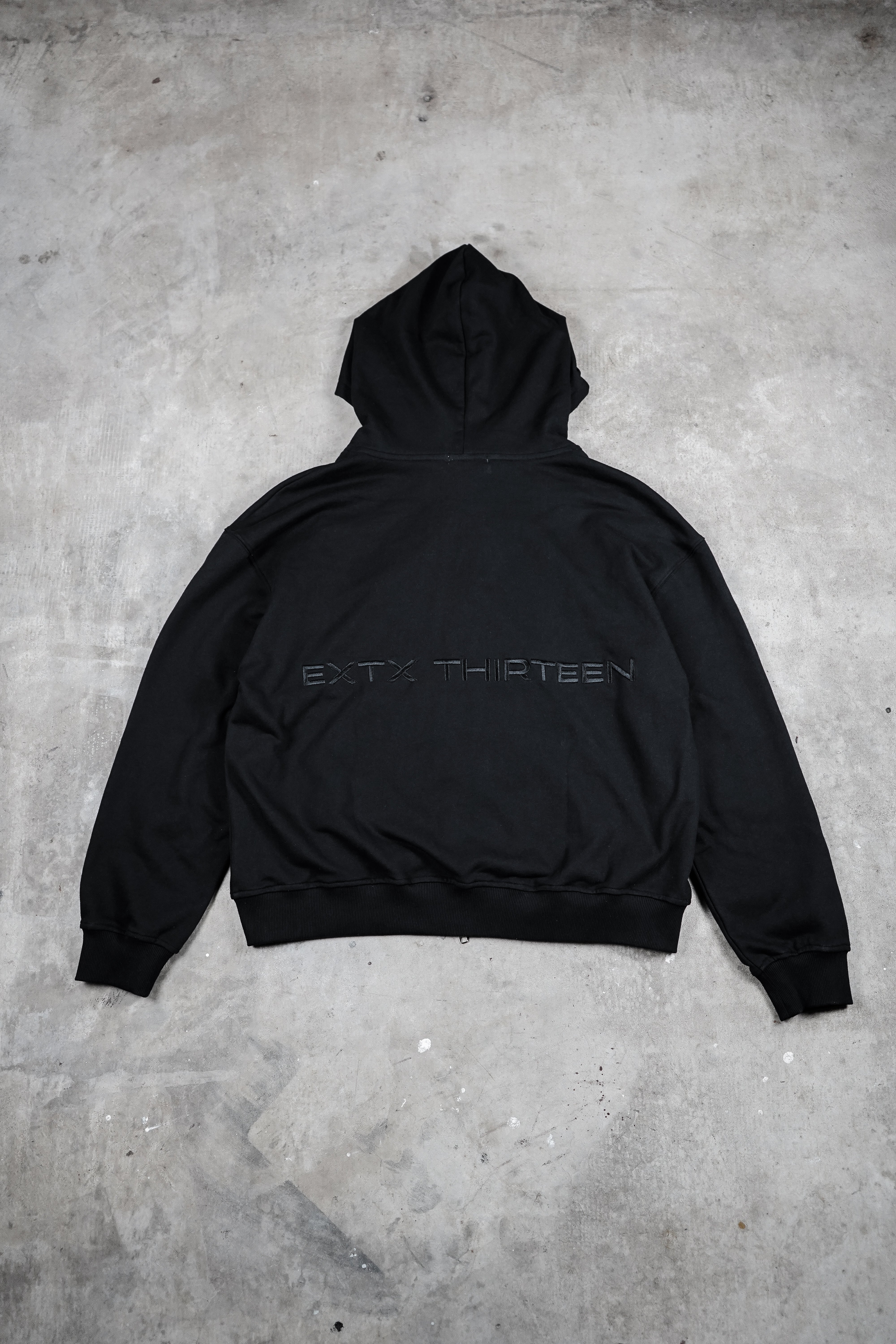 Triple Black' Zip-Up - EXTX Thirteen